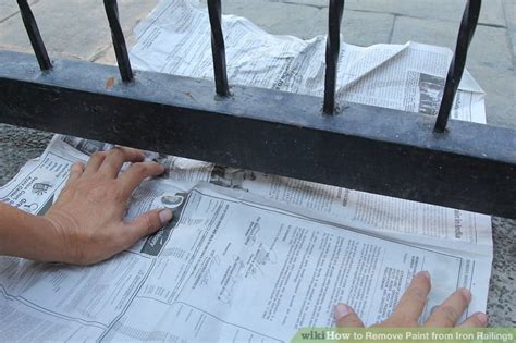 So, if you need to remove paint from the metal surface, you can prefer either home remedies or professional products. How to Remove Paint from Iron Railings: 9 Steps (with ...