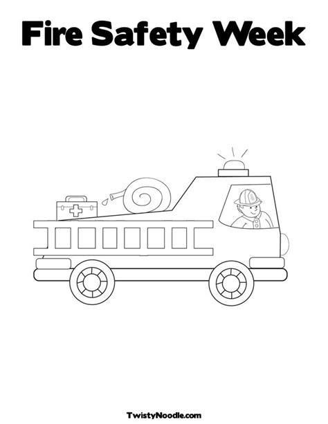 Fire Prevention Week Coloring Pages Coloring Home
