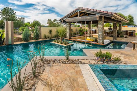 Gilbert Arizona Luxury Pool And Gourmet Outdoor Kitchen 9 Premier