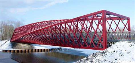 The Twist Bridge Over The Vlaardingse Vaart Netherlands Amusing Planet