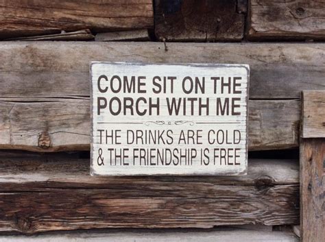 Porch Sign Come Sit On The Porch With Me Porch Sign Patio Etsy