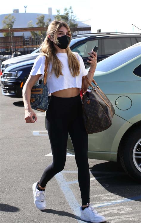 Olivia Jade In A Black Spandex Shorts Arrives At The Dancing With The