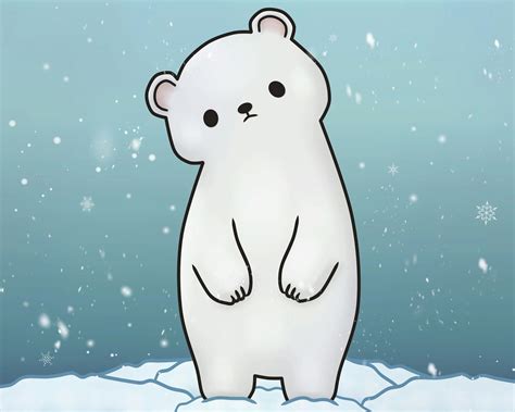 Animated Polar Bear Polar Bear Cartoon Polar Bear Art Cute Polar
