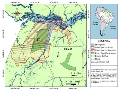 Mapa De Localiza O Da Reserva Extrativista Tapaj S Arapiuns Par Download Scientific Diagram
