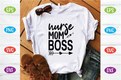 Nurse Mom Boss Graphic By Rajstore · Creative Fabrica