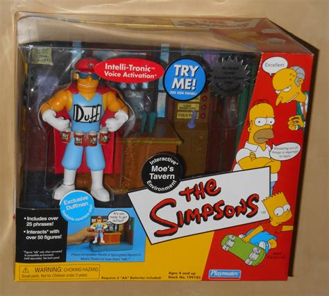 Simpsons Wos Moes Tavern Playset Environment Exclusive Duffman Figure