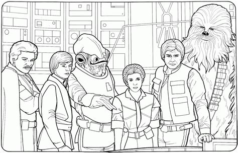 Star Wars Pages Adult Coloring Pages