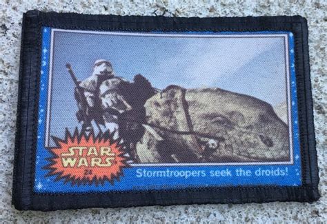 Star Wars Stormtrooper Dewback Trading Card Morale Patch Morale Patch