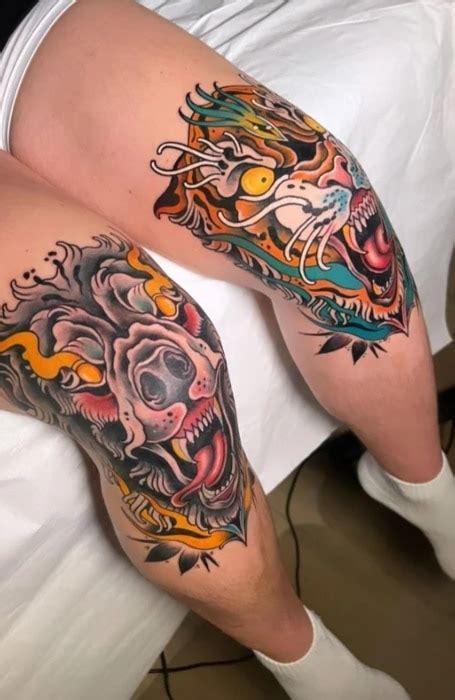 40 Best Knee Tattoo Designs For 2023
