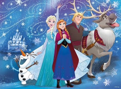 Ravensburger - Disney Frozen II - Glittery Snow Puzzle 100 XXL - BabyOnline