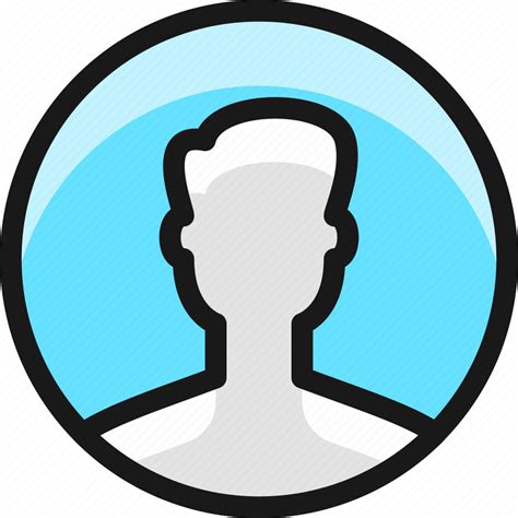 Man Circle Single Icon Download On Iconfinder