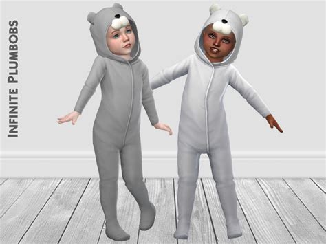 The Sims Resource Ip Toddler Bear Onesie
