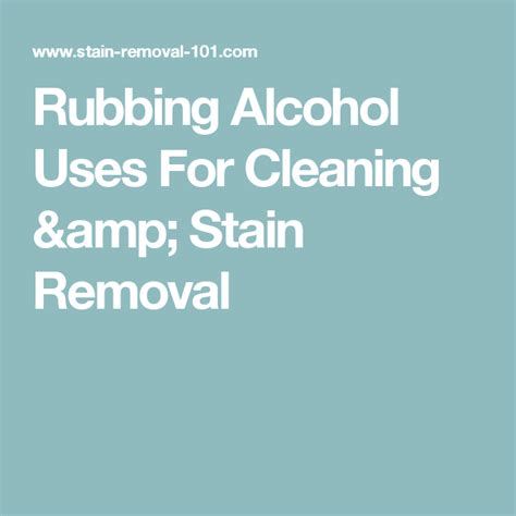Rubbing Alcohol Uses For Cleaning And Stain Removal Rubbing Alcohol