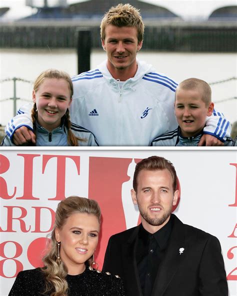 12 harry kane david beckham premium high res photos. Soccer AM on Twitter: "In 2005 Harry Kane posed for a ...
