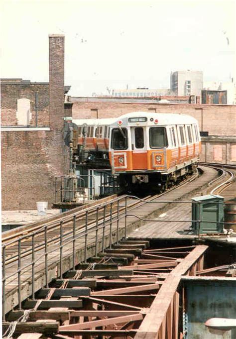Old Orange Line Elevated To Forest Hills Station Boston The Nerail