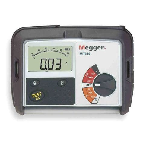 Megger Mit310 En 1000v Insulation And Continuity Tester