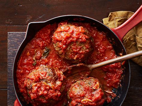 Jumbo Cheesy Italian Meatballs Food Network Kitchen