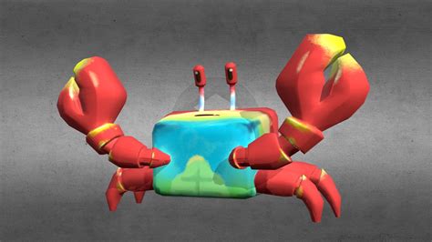 crab 3d model by bbmin [c342101] sketchfab