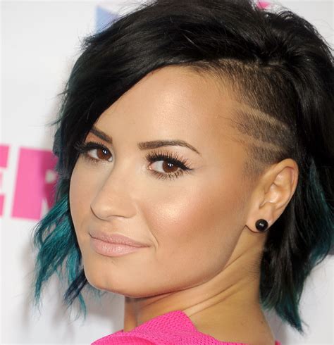 Demi Lovato Shaved Tattoo 2902×3000 Hair Pinterest