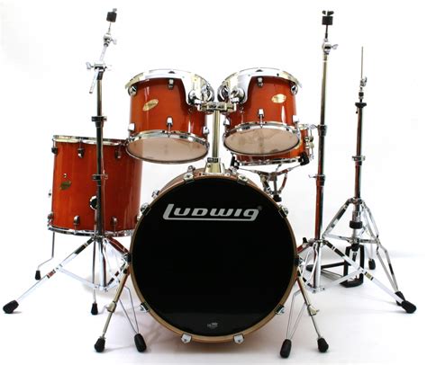 Ludwig Accent Cs Custom Elite Amber Drum Set