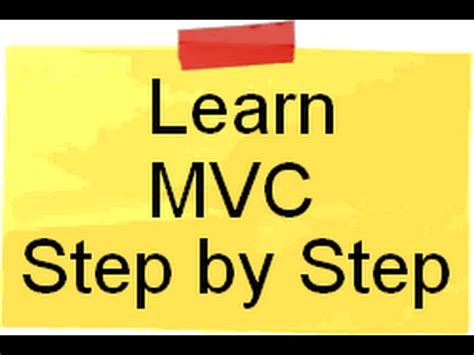 Study Asp Net Mvc Step By Step Business Entrepreneurship