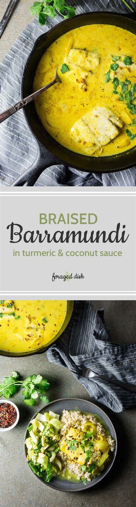 Braised Barramundi In Turmeric Coconut Sauce Healthy Gluten Free