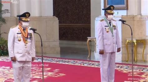 Al Haris Abdullah Sani Resmi Dilantik Sebagai Gubernur Dan Wakil