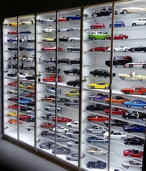 Incredible Collection Of Diecast Cars From Tv And Movies Well Lit