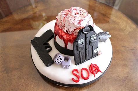 Sons Of Anarchy Tribute Decorated Cake By Crazy Cupcake Cakesdecor