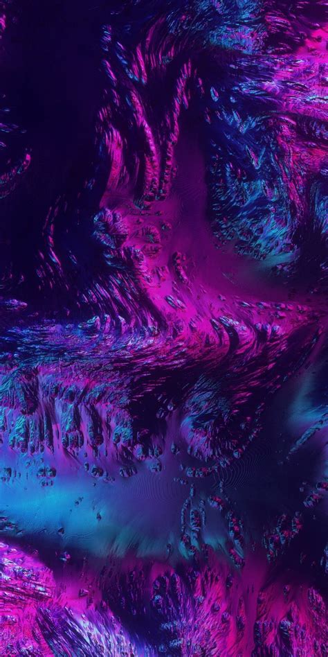 Neon Texture Abstract Dark Art 1080x2160 Wallpaper