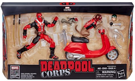 Nycc Marvel Legends Deadpool Scooter Bob Agent Of Hydra Photos