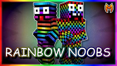 Rainbow Noobs In Minecraft Marketplace Minecraft