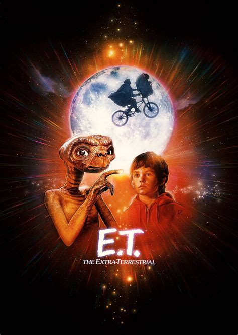Et Extraterrestrial Iconic Movie Posters Alternative Movie Posters