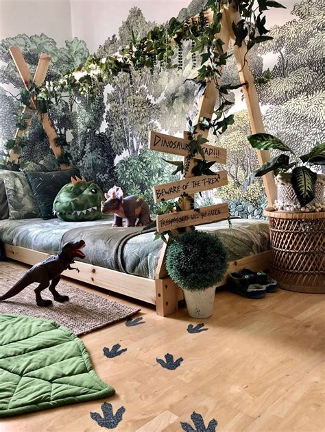 Dinosaur Bedroom From Sweethomeofmine On Instagram Boy Room