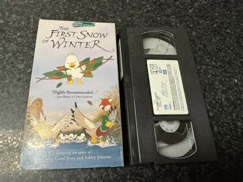 The First Snow Of Winter Vhs Video Free Shipping Tim Curry Carol