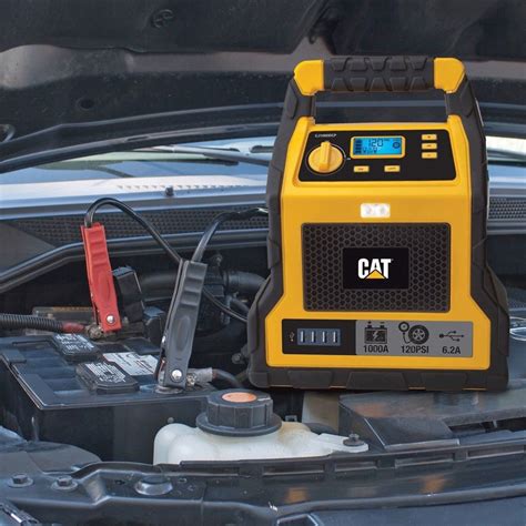 Reviewing the cat power station/5 in one unit, jump start, power inverter, usb charger, air compressor, led light. CAT 1000 Peak Amp Professional Portable Jump Starter ...