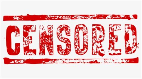 Censored Stamp Png Image Censored Sign Transparent Png Kindpng