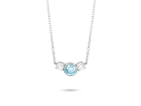 Lab Grown Blue Diamond Necklaces Lightbox Jewelry