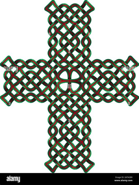 Celtic Cross Vector Ancient Pagan Scandinavian Sacred Knotwork X