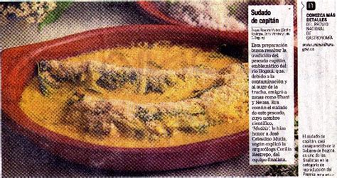 Sin embargo, en 500 años el. Historia del pez Capitán de la Sabana y su gastronomía en ...