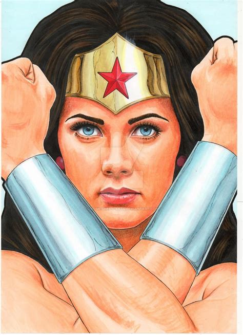Lynda Carter Esque Modern Wonder Woman By Promethean Arts On Deviantart