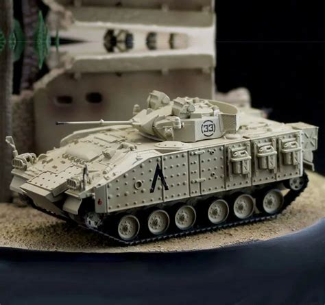 172 Scale Uklf Mcv80 Infantry Fighting Vehicles Tank Finished Military