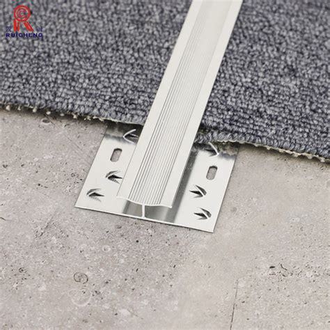 Curved Cover Silver Edging Floor Aluminum Transition Carpet Threshold