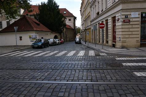 Cobblestone Streets Of Prague Editorial Photo Image Of Baroque Czech