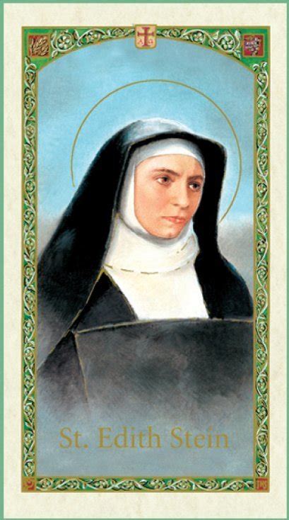 About St Edith Stein Patron Saint Article