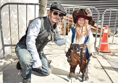 Before jack sparrow came along, depp was considered this kind of quirky, independent actor that made these really cool little tim burton films, but he was by no means a movie star and a lot of people thought we were crazy for. Johnny Depp Meets Mini Captain Jack Sparrow | POPSUGAR ...