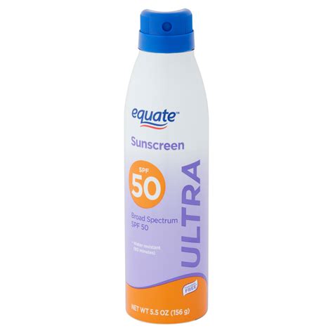 Product titleequate kids broad spectrum sunscreen spray twin pack. Equate Ultra Broad Spectrum Sunscreen Spray, SPF 50, 5.5 ...