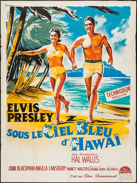 Blue Hawaii Norman Taurog 1961 French Grande Design By Roger Soubie