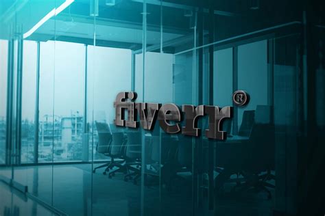 Download Free 3D Glass Logo Mockup (PSD)