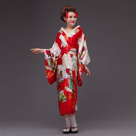 New Japan Kimono Women Geisha Kimono Prom Dress Vintage Original